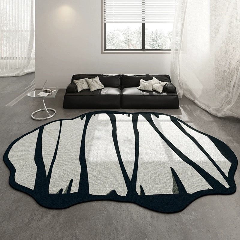 Monochrome Geometry Rug