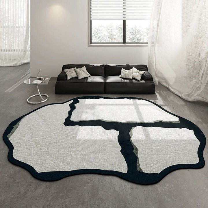 Monochrome Geometry Rug