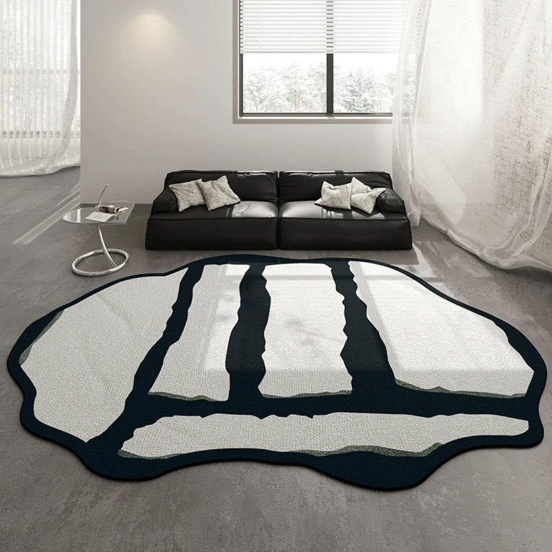 Monochrome Geometry Rug
