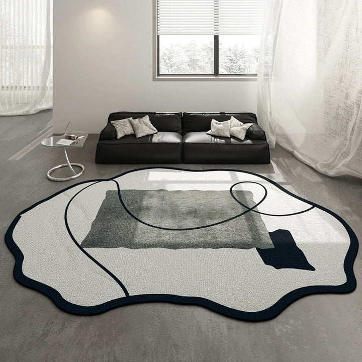 Monochrome Geometry Rug