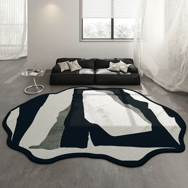 Monochrome Geometry Rug