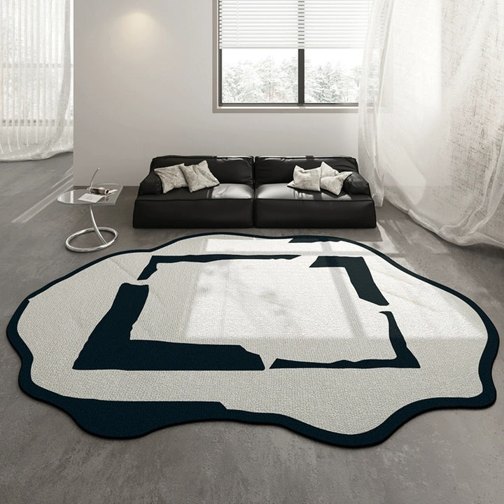 Monochrome Geometry Rug