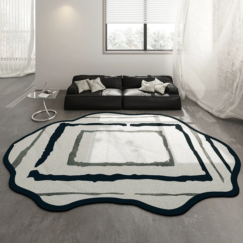 Monochrome Geometry Rug