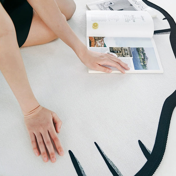 Monochrome Geometry Rug