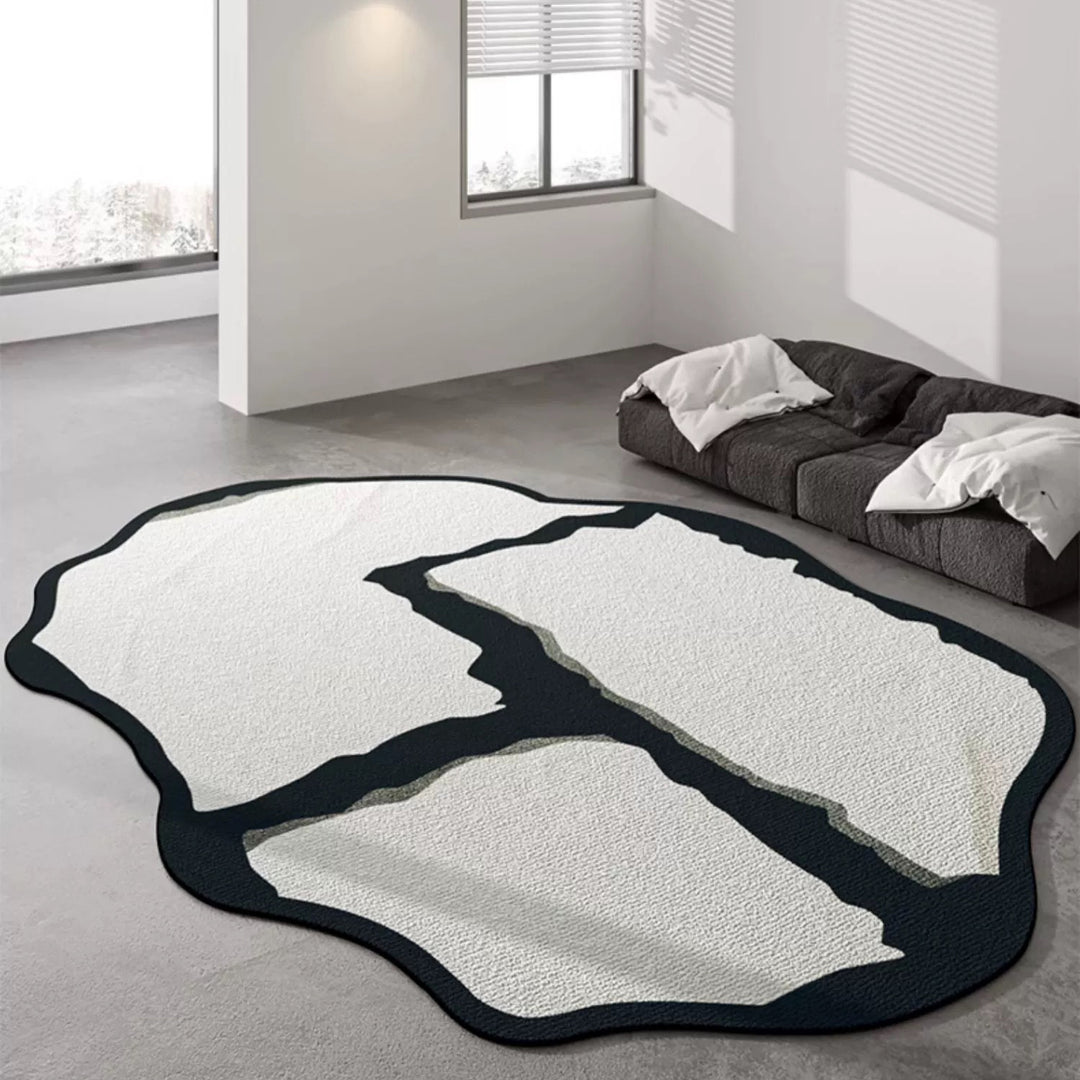 Monochrome Geometry Rug