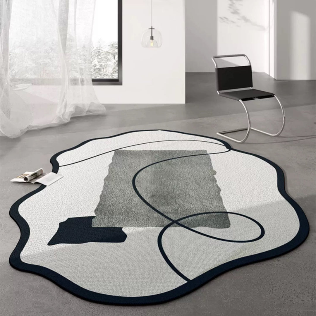 Monochrome Geometry Rug