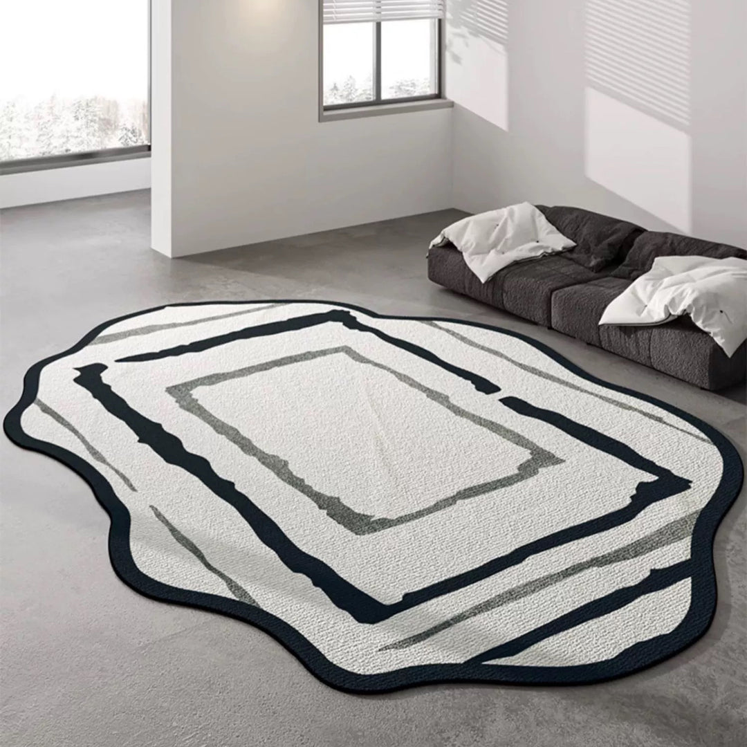 Monochrome Geometry Rug