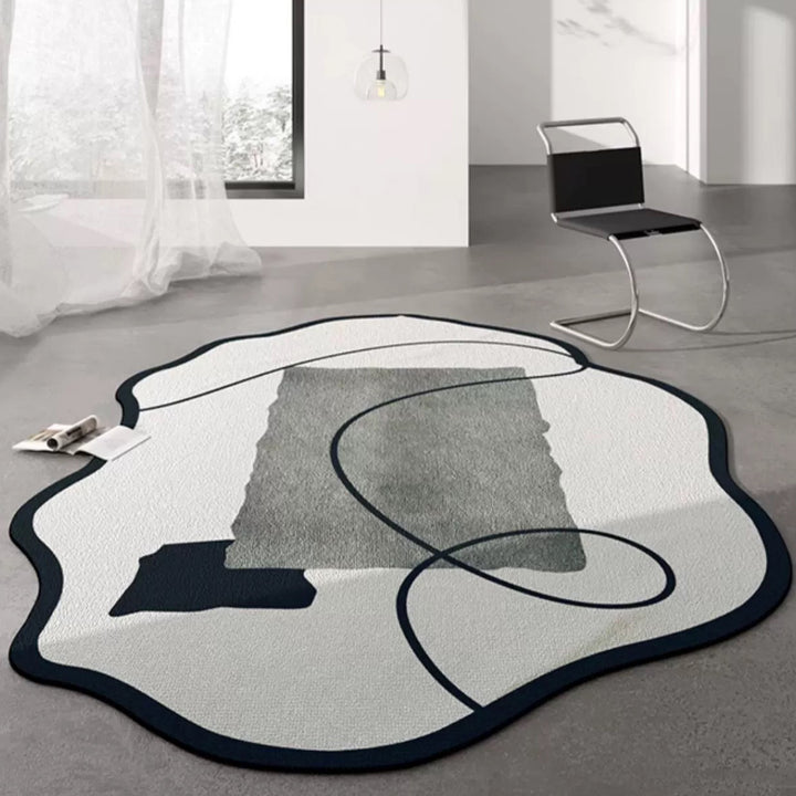 Monochrome Geometry Rug