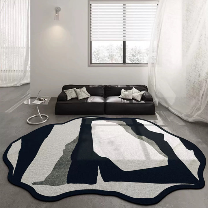 Monochrome Geometry Rug